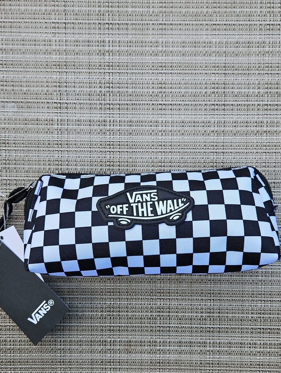 Vans Handbags - Vans Checkerboard 'Off The Wall' Pencil Case - Black & White